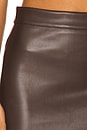 view 6 of 6 Faux Leather Pencil Skirt in Java