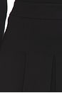 view 6 of 6 Double Knit Pleated Skirt in Black