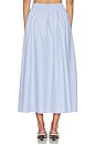 view 4 of 6 Poplin Midi Skirt in Frosty