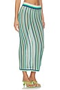 view 2 of 6 Stripe Sweater Midi Skirt in Nightlife & Fern
