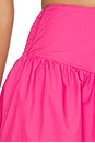 view 6 of 6 Poplin Drop Waist Skirt in Boom