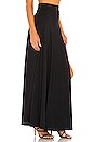 view 2 of 4 High Waisted Slit Maxi Skirt in Black
