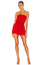 view 1 of 3 ROMPER SIN TIRANTES in Perfect Red