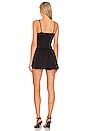 view 3 of 3 Tie Front Romper in Black