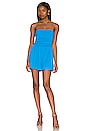 view 1 of 3 Strapless Romper in Aquamarine