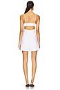 view 3 of 3 Stretch Linen V Wire Romper in Sugar