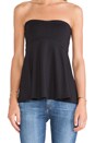 view 4 of 4 Tube Flare Top in Black
