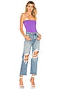 view 4 of 4 Strapless Tube Top in Purple Haze