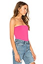 view 2 of 3 Strapless Tube Top in Punch Pink