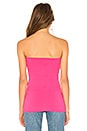 view 3 of 3 Strapless Tube Top in Punch Pink