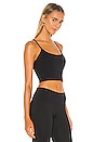 view 2 of 4 String Racer Crop Top in Black