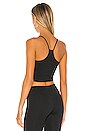 view 3 of 4 String Racer Crop Top in Black