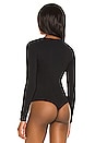 view 4 of 5 V Neck Bodysuit in Black