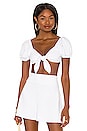 view 1 of 4 Tie Front Crop Top in Sugar
