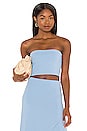 view 1 of 4 Crop Tube Top in Aquarius