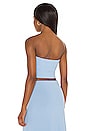 view 3 of 4 Crop Tube Top in Aquarius