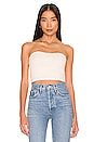 view 1 of 4 x REVOLVE Strapless Crop Top in Blanched Almond