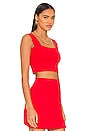 view 2 of 4 x REVOLVE Wide Strap Crop Top in Perfect Red