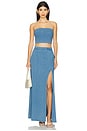 view 4 of 4 Stretch Denim Tube in Light Denim