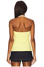view 3 of 4 Halter Top in Lemon Zest