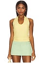 view 1 of 4 Urban Halter Top in Lemon Zest