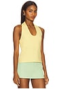 view 2 of 4 Urban Halter Top in Lemon Zest