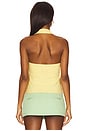 view 3 of 4 Urban Halter Top in Lemon Zest