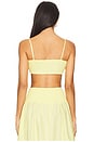 view 3 of 4 크롭 스트링 탑 in Baby Yellow