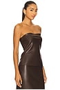 view 2 of 4 Faux Leather Tube Top in Java
