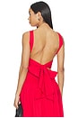 view 1 of 5 Open Back Top in Perfect Red