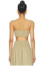 view 3 of 4 Crop String Top in Taupe