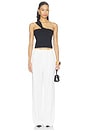 view 4 of 4 Twisted One Arm Top in Black