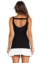 view 3 of 4 Erin Open back Tank in Black