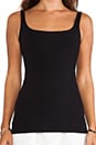 view 4 of 4 Erin Open back Tank in Black