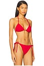 view 2 of 4 String Bikini Top in Perfect Red