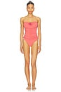 view 1 of 4 MAILLOT DE BAIN FLOWER GATHERED ONE PIECE in Rosa