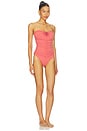 view 2 of 4 MAILLOT DE BAIN FLOWER GATHERED ONE PIECE in Rosa