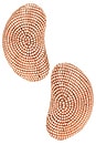 view 1 of 2 PENDIENTES MURA in Burnt Gold
