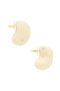 view 2 of 2 Mini Arele Earrings in Beige