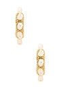 view 2 of 4 Solito Pearled Earrings in Gold