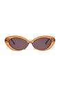 view 1 of 3 Sylvie in Crystal Brown & Black