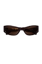 view 1 of 4 Jen 002 Sunglasses in Brown