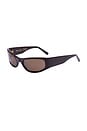 view 2 of 4 Jen 002 Sunglasses in Brown