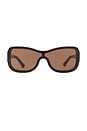 view 1 of 3 Reina Sunglasses in Brown