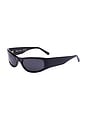 view 2 of 3 Jen 002 Sunglasses in Black