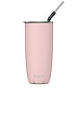 view 1 of 3 Tumbler with Straw 24oz in Stone Pink Topaz