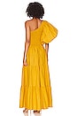 view 4 of 4 Exaggerated One Shoulder Gown in Carnation