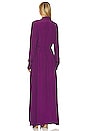 view 3 of 4 Button Up Maxi Dress in Plum