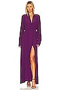 view 4 of 4 Button Up Maxi Dress in Plum