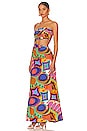 view 3 of 4 MAXIVESTIDO ASYMMETRICAL CUT OUT in Murano